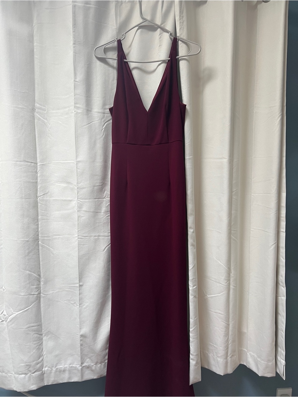Lulu's Sleeveless Deep Wine Maxi Dress